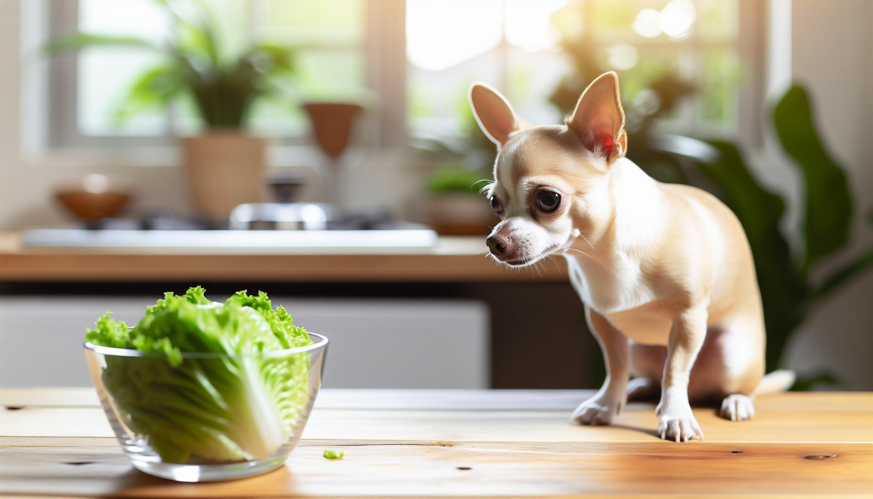 Can Chihuahuas Safely Enjoy Lettuce?