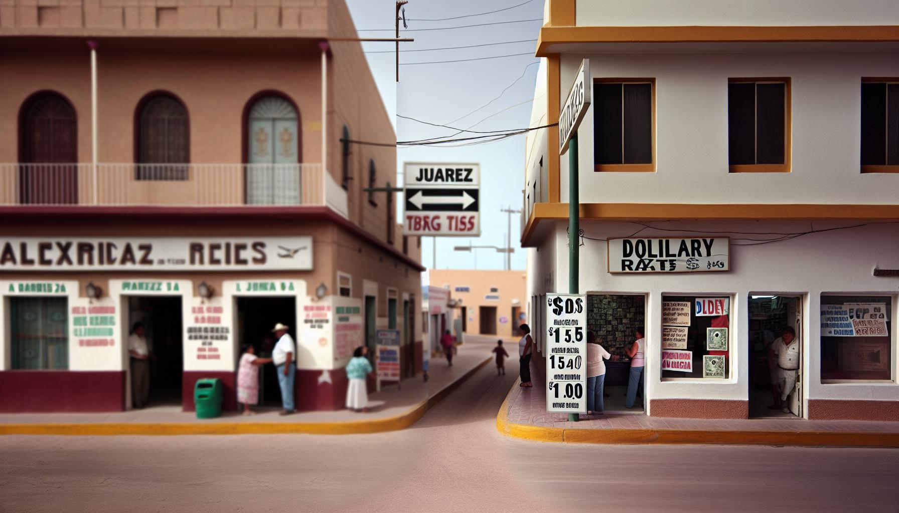 Comparing Dollar Rates in Juarez vs. Other Border Towns