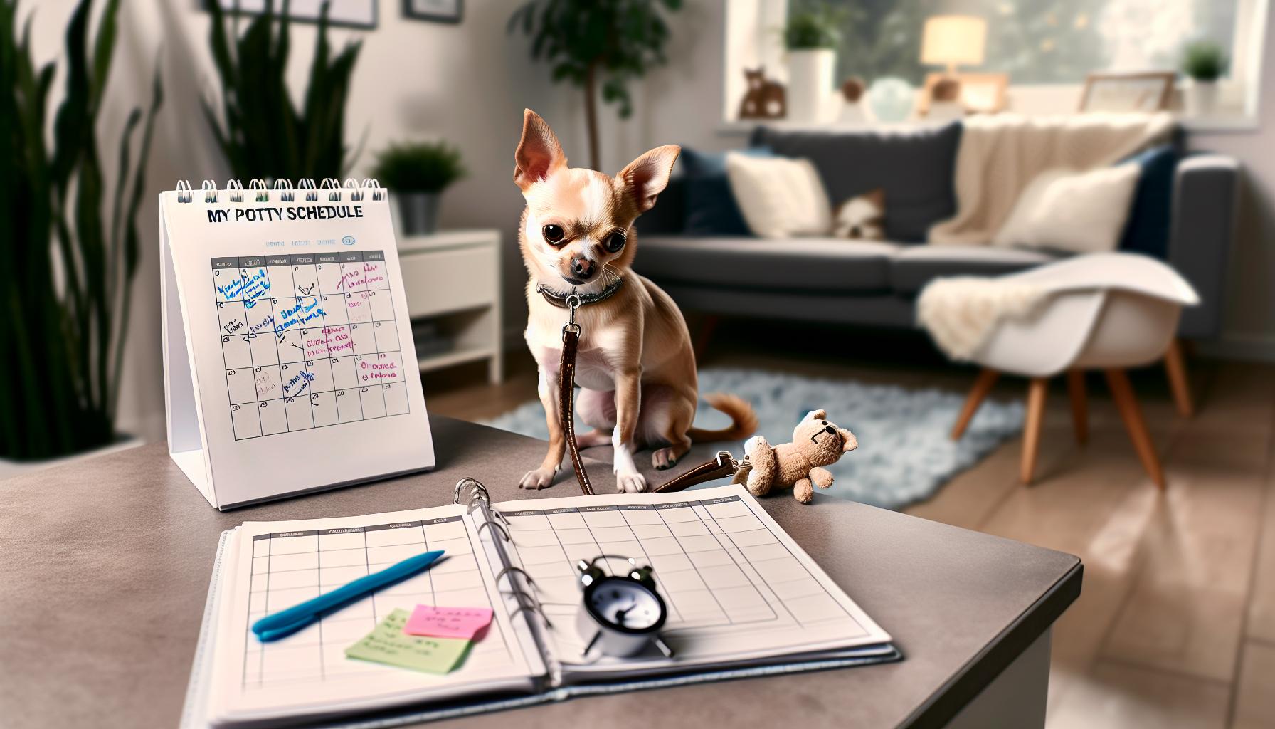 Creating a Potty Schedule for Your Chihuahua
