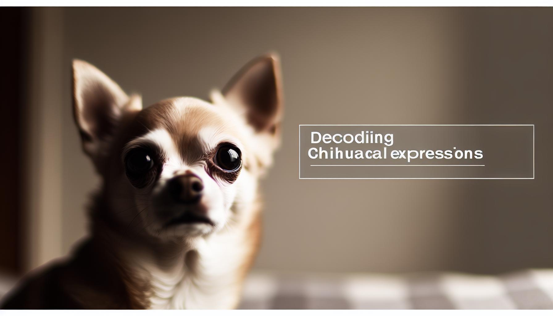 Decoding Chihuahua Facial Expressions