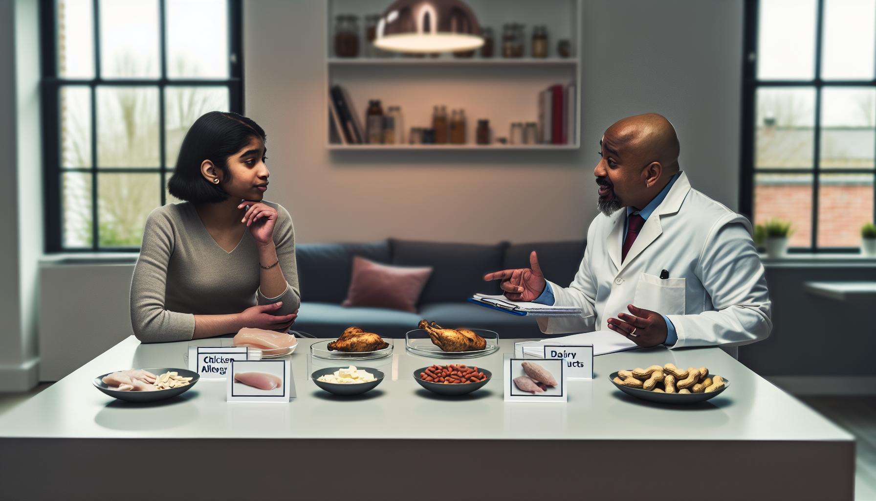 Identifying Chicken Allergy vs. Other Food Sensitivities