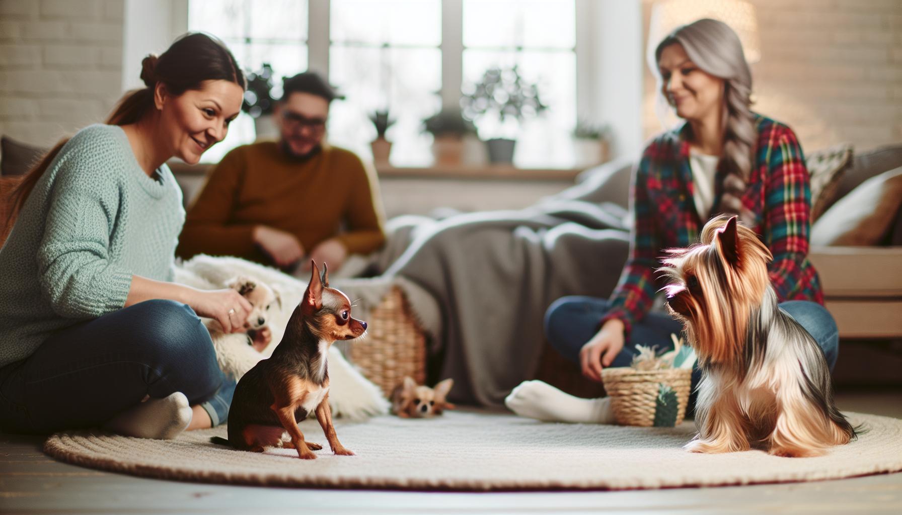 Introducing Yorkies and Chihuahuas Safely