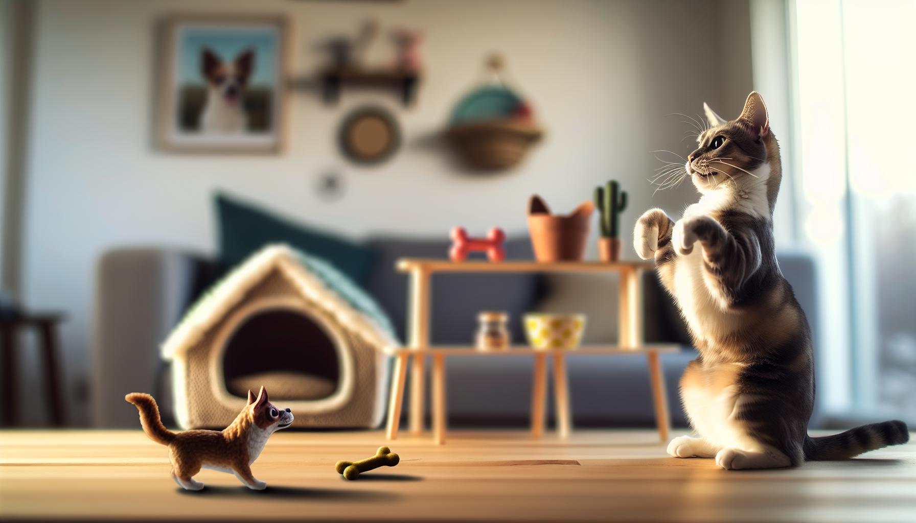Signs Your Cat is Channeling His Inner Chihuahua