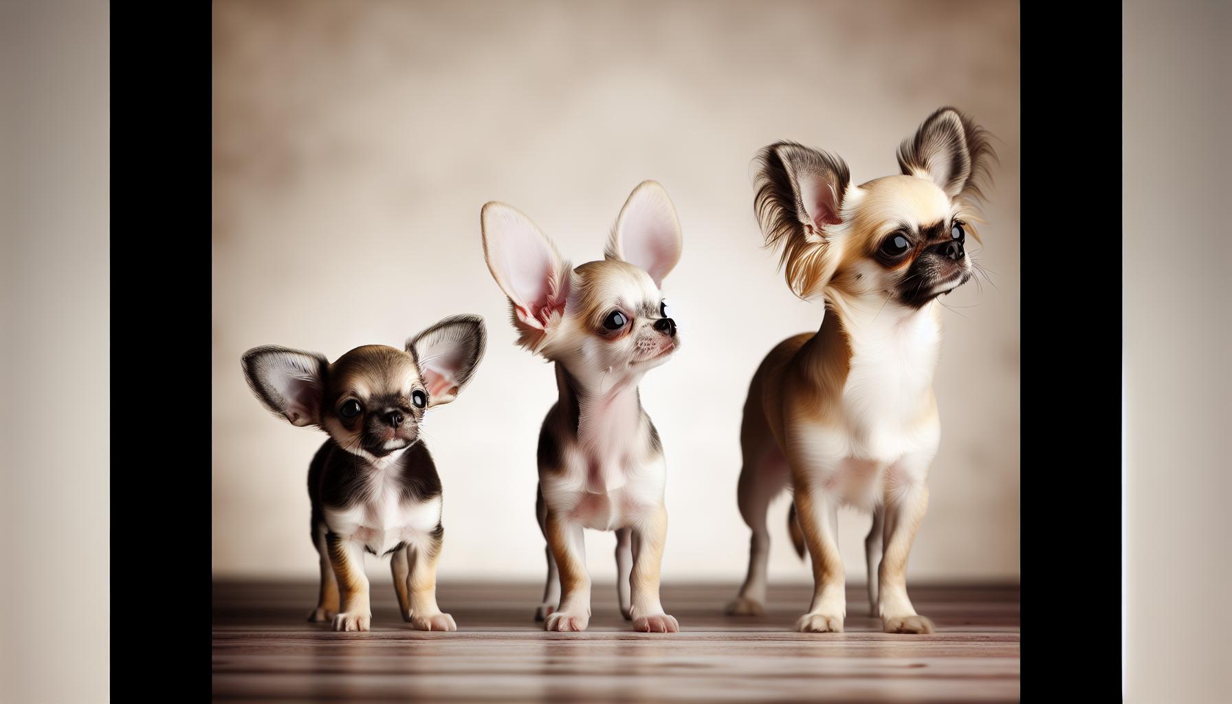 Stages of Ear Development in Chihuahuas